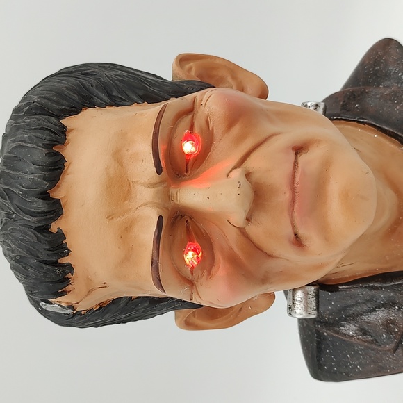 Frankenstein Monster Light Up Statue Glitter Bust 13” Halloween Decor **NEW*** - Picture 2 of 12